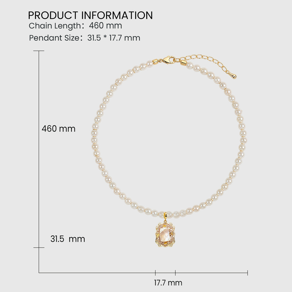 Lustre Pearl Necklace