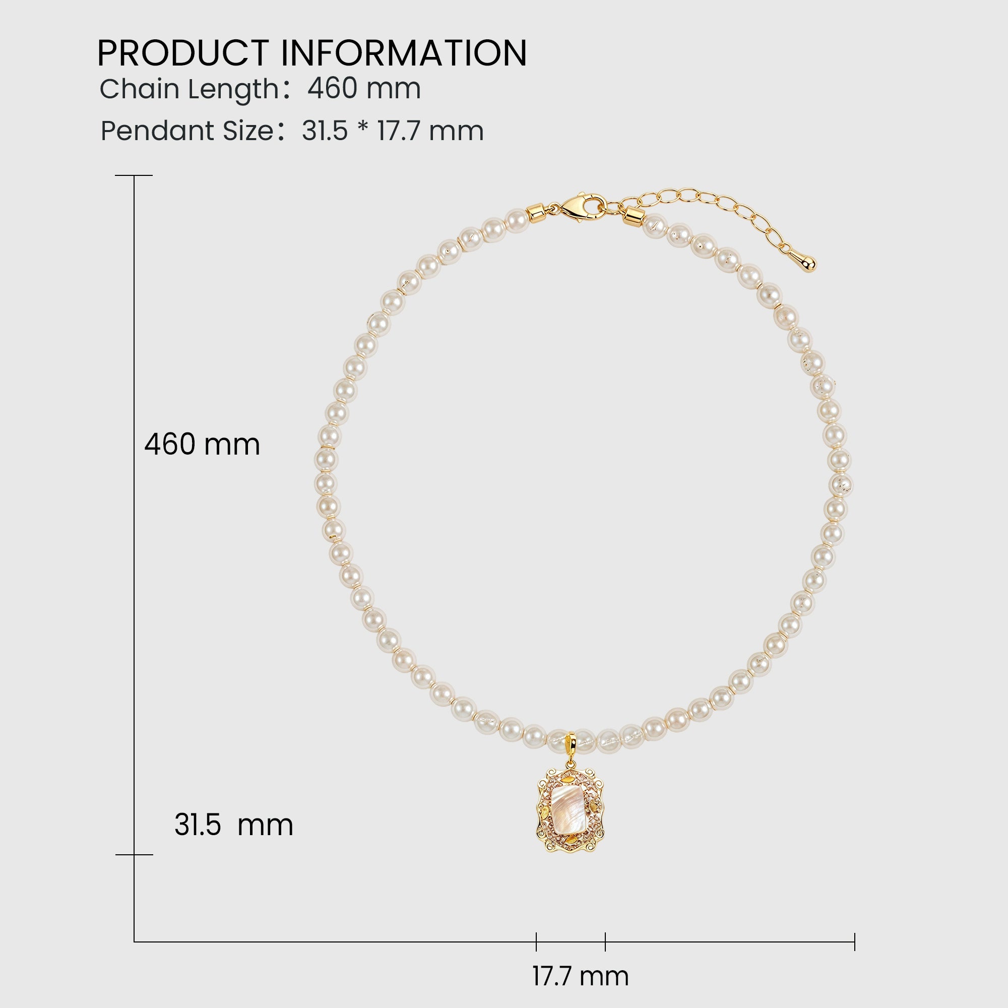Lustre Pearl Necklace