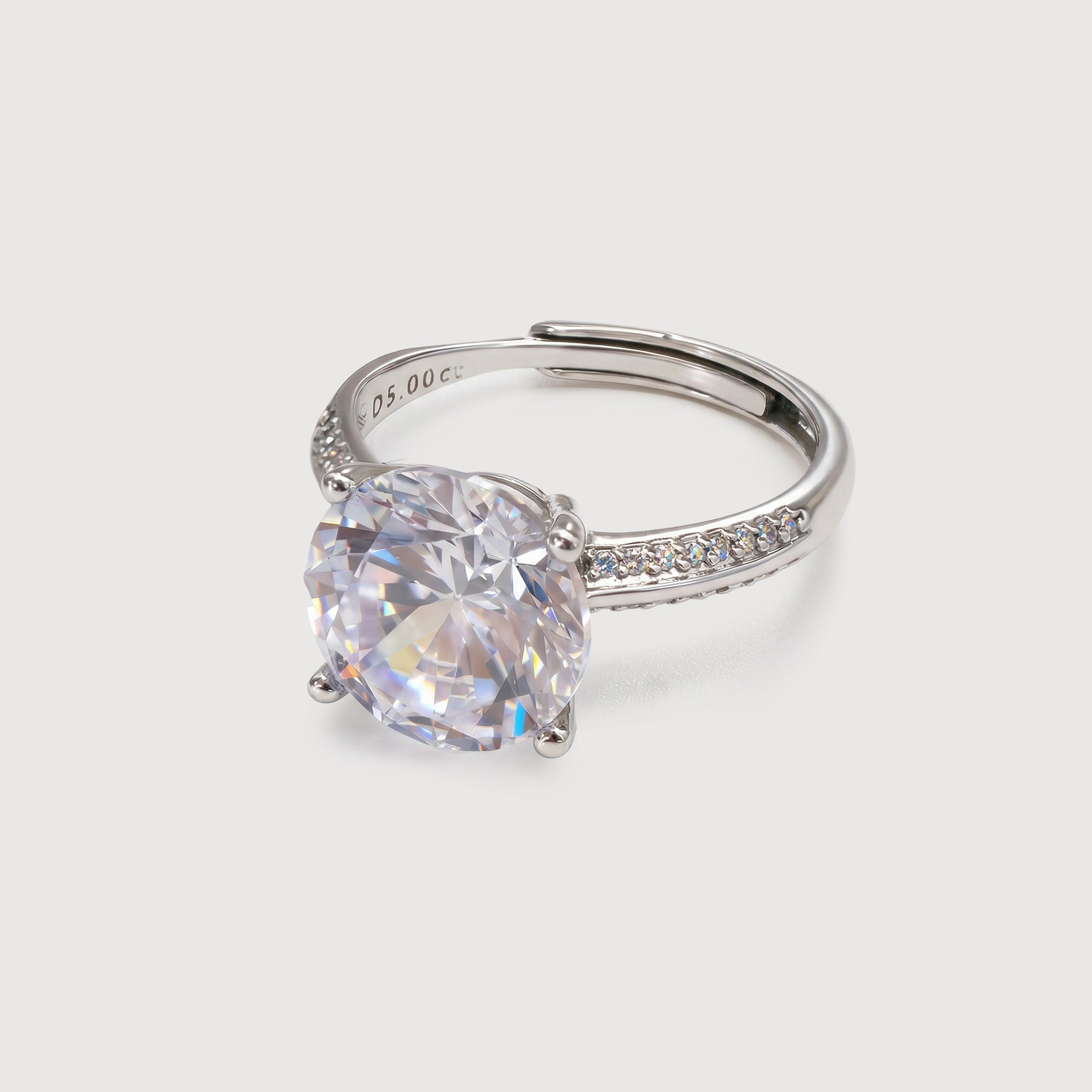 Zircon Solitaire Ring