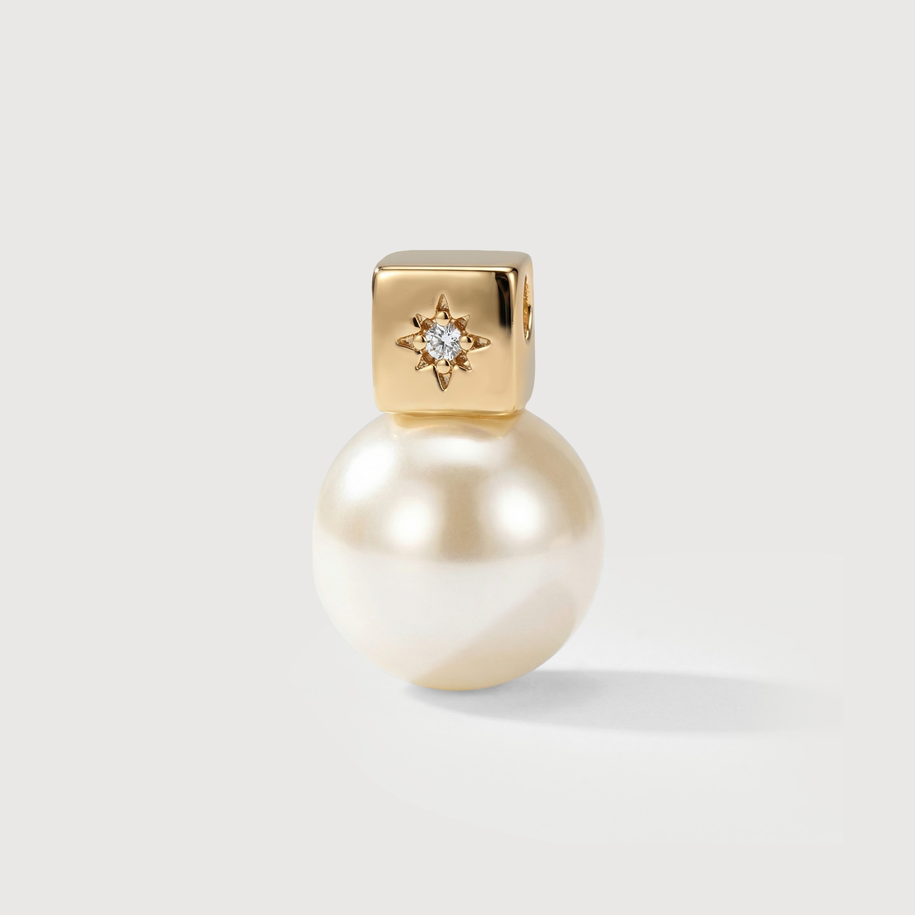 Gold Pearl Star Necklace