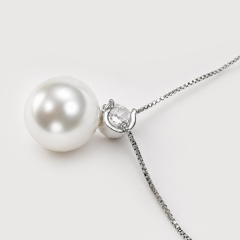 Pearl Zircon Necklace