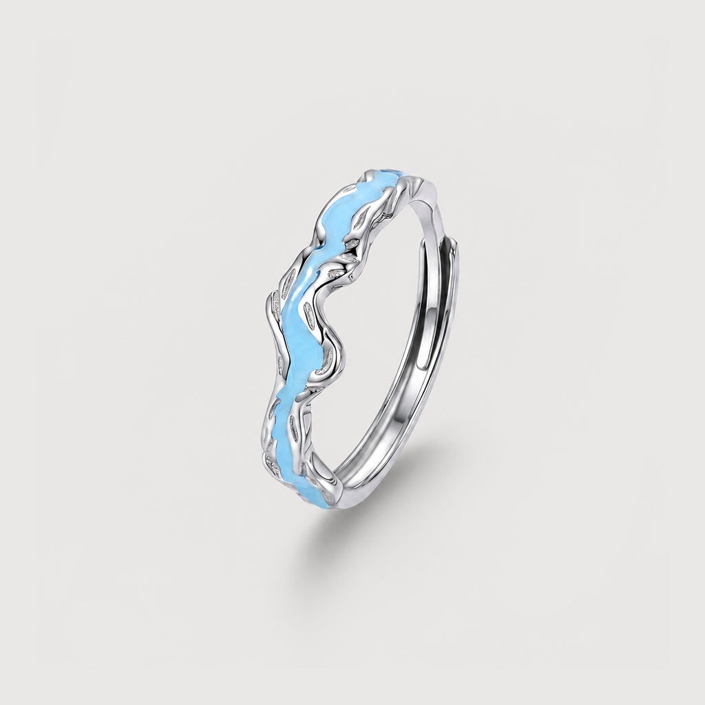 Forget-Me-Not Couple Rings