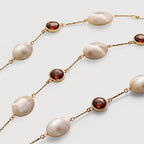 Shell Pearl Gold Necklace
