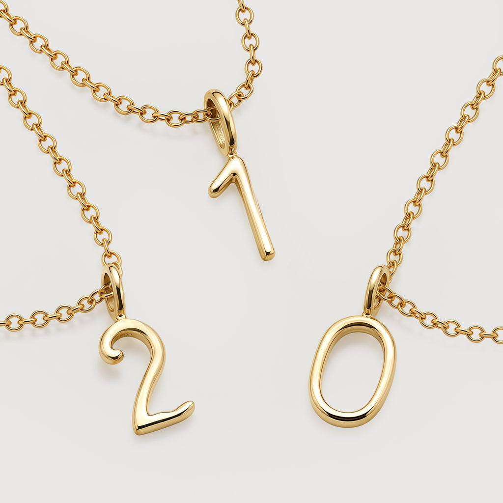 Gold Initial Necklace