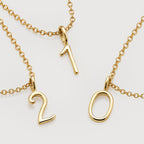 Gold Initial Necklace