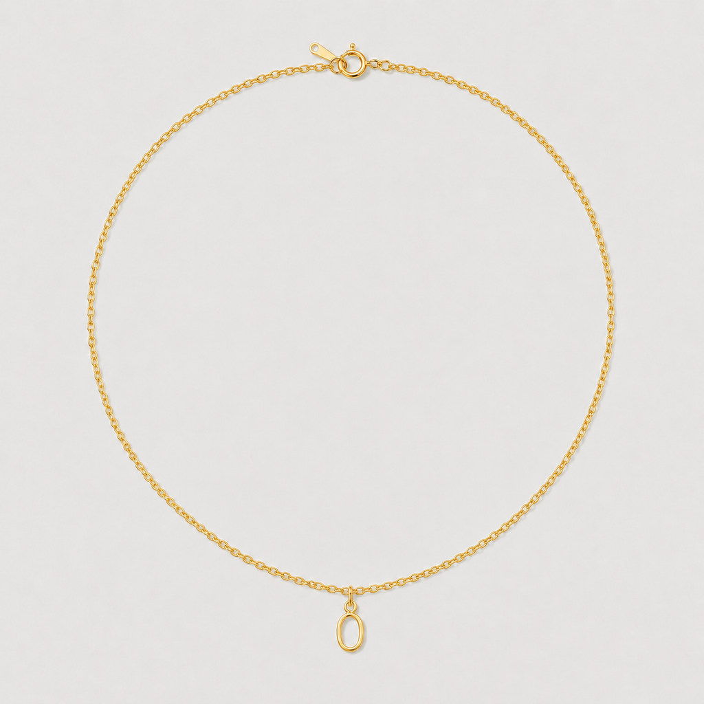 Gold Initial Necklace