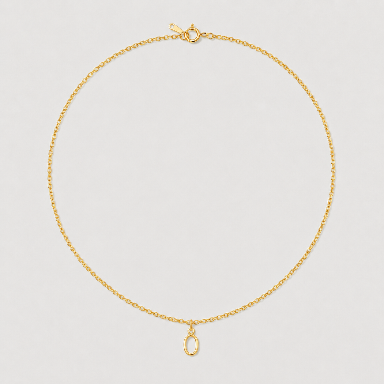 Gold Initial Necklace