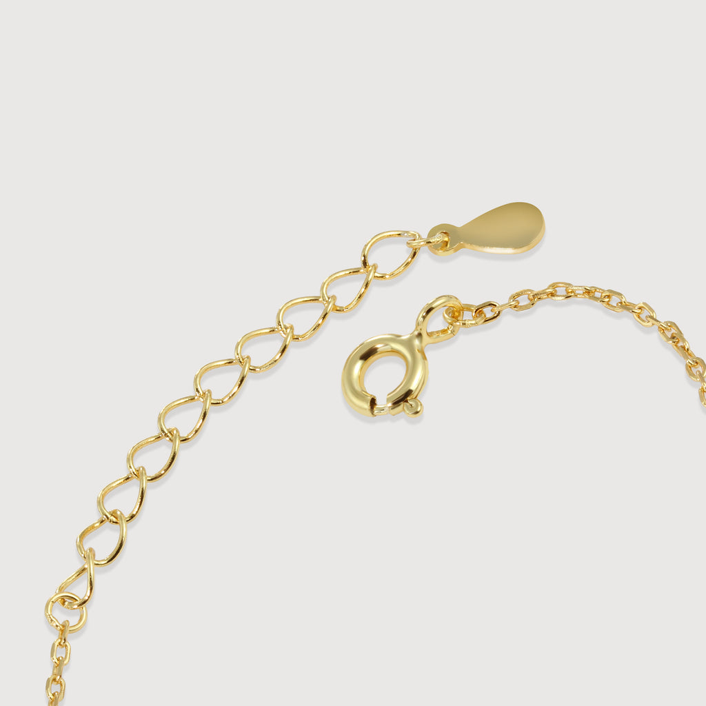 Gold Pearl Drop Necklace