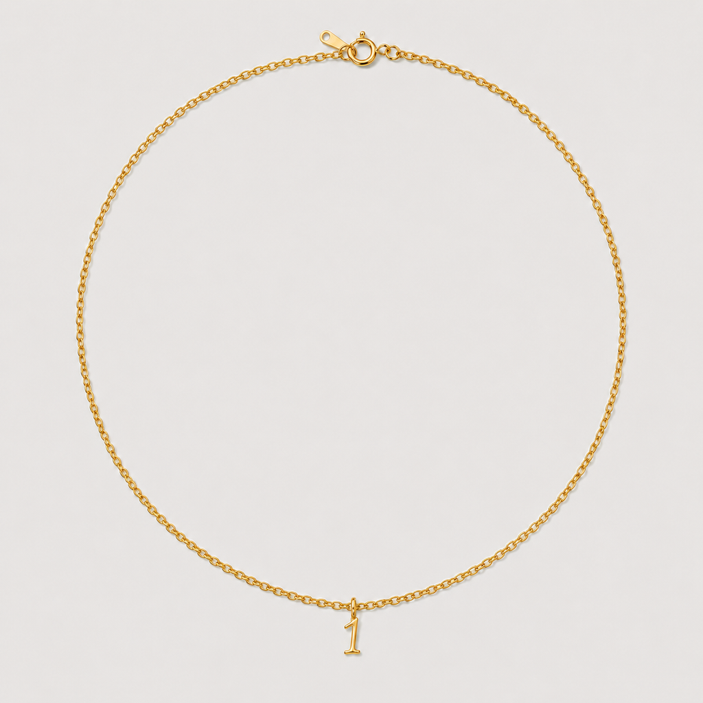 Gold Initial Necklace