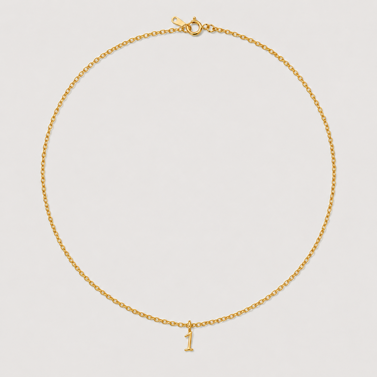 Gold Initial Necklace