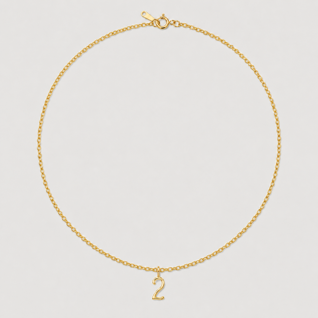 Gold Initial Necklace