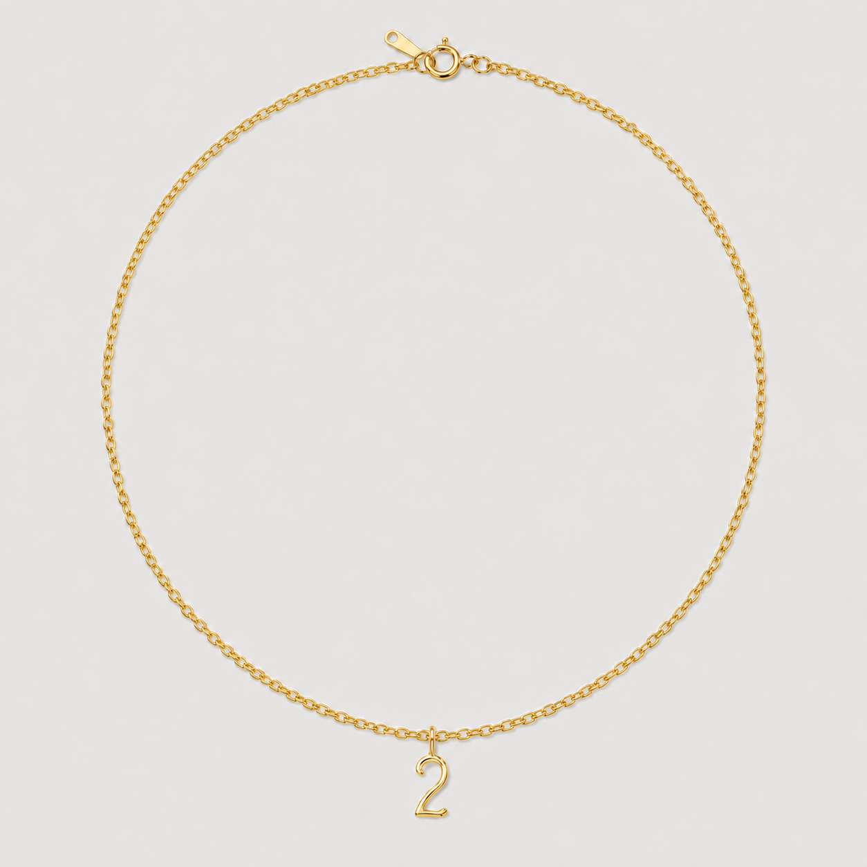 Gold Initial Necklace