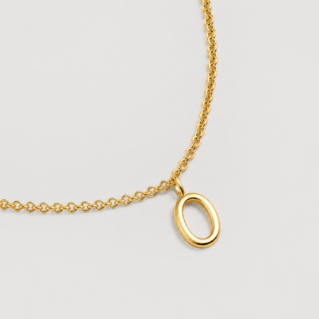 Gold Initial Necklace