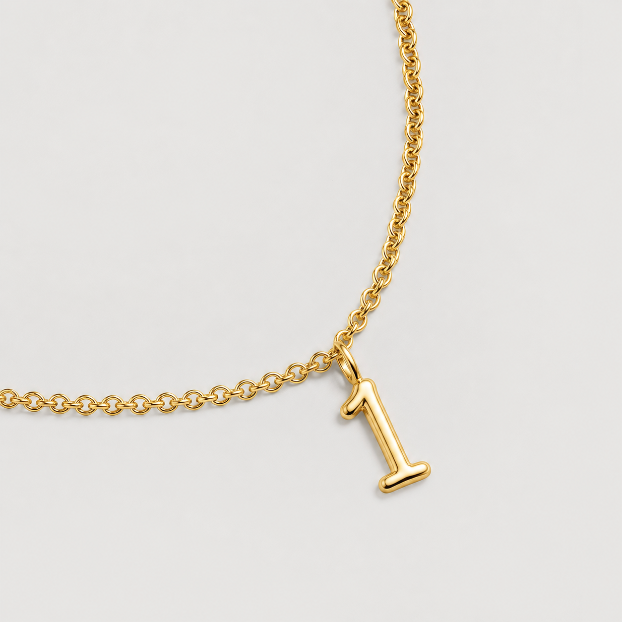 Gold Initial Necklace