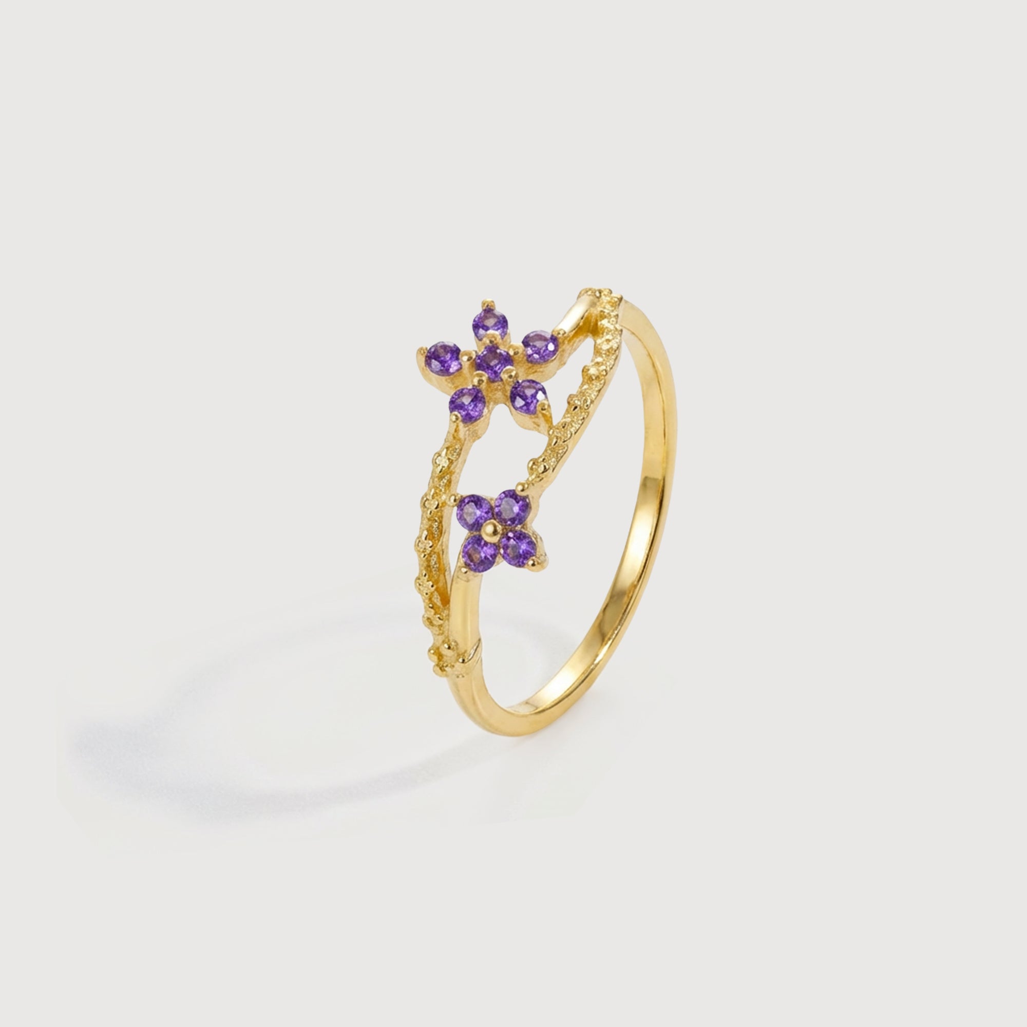 Amethyst Bloom Ring