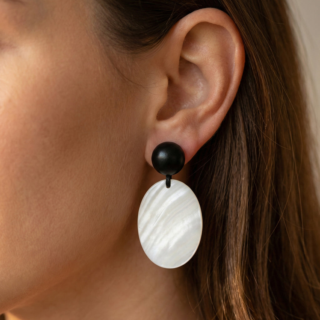 Pendientes de concha