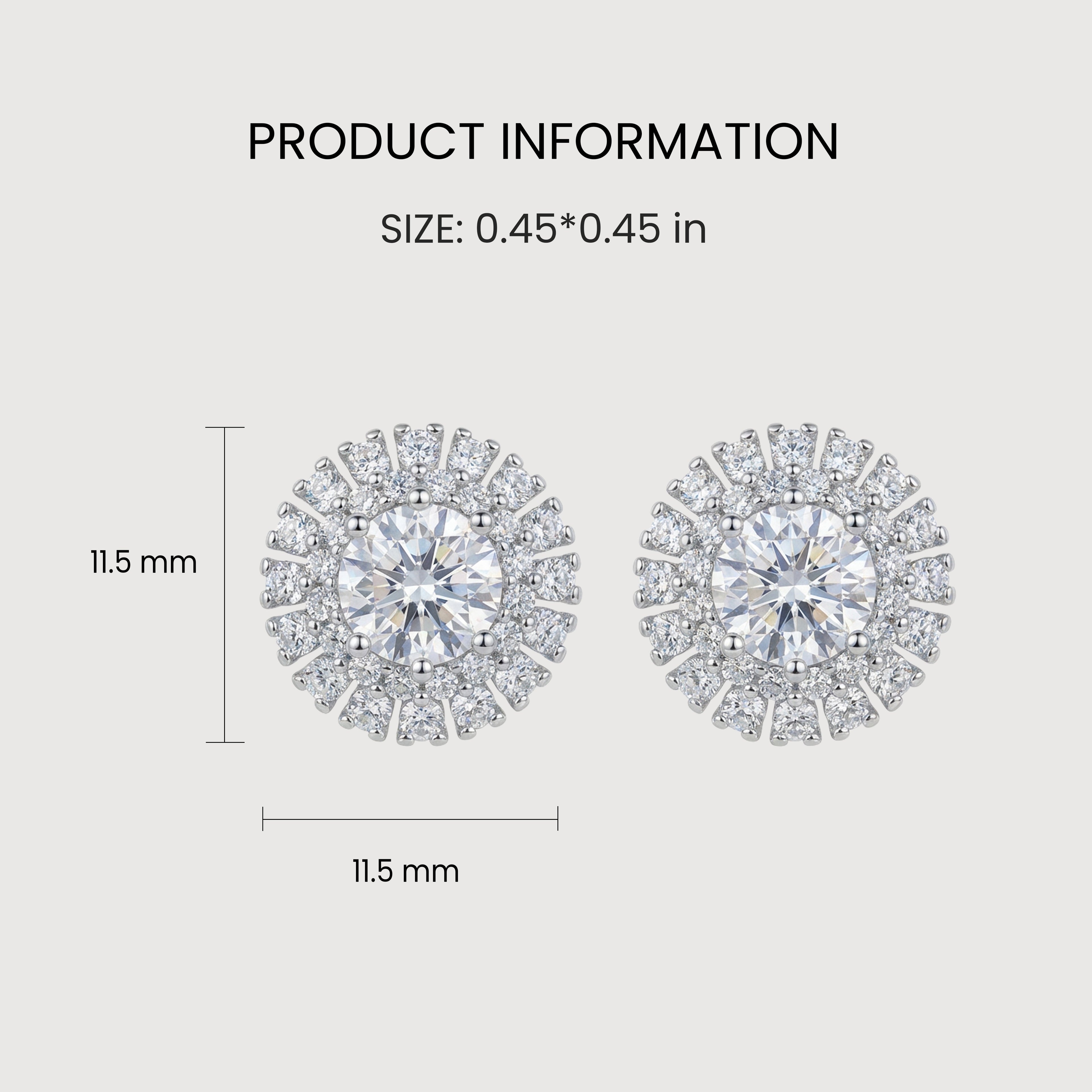 Elegant Snowflake Diamond Earrings