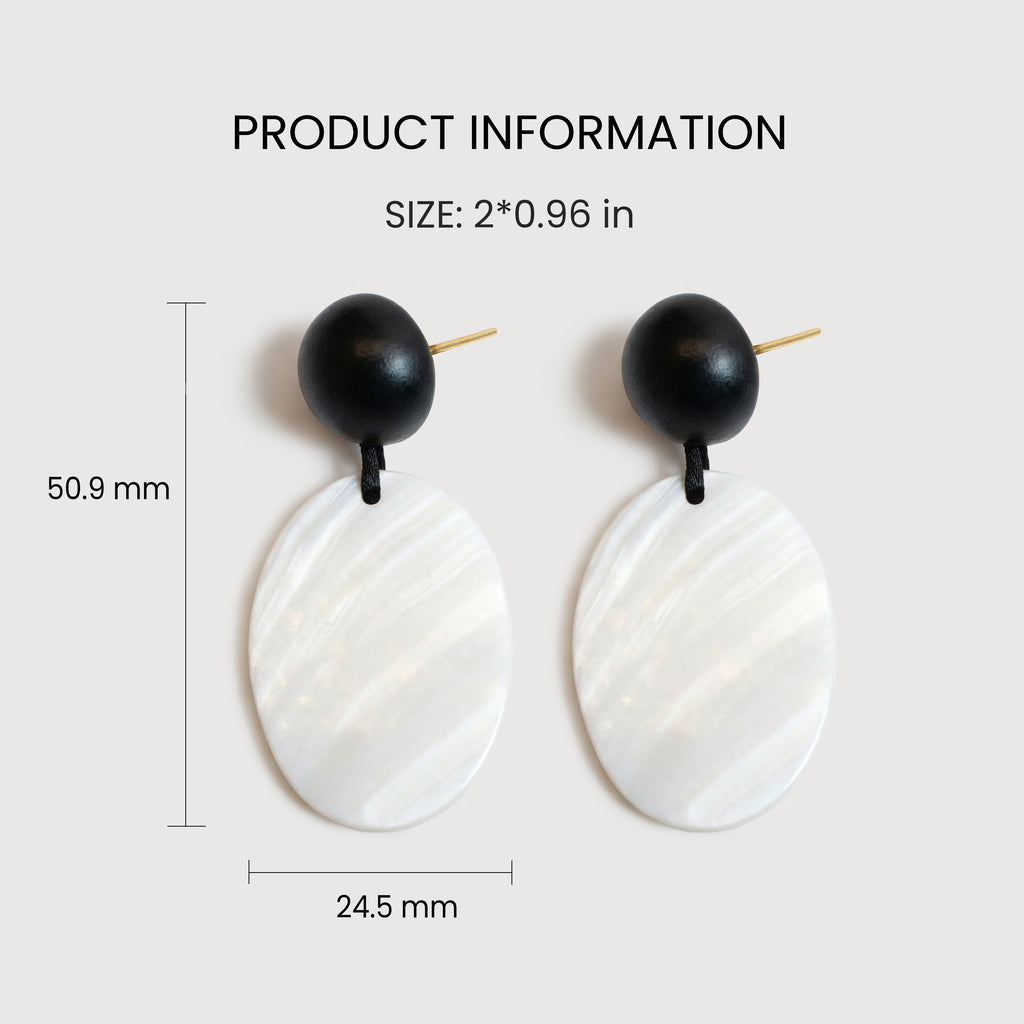 Pendientes de concha