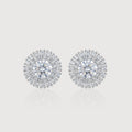 Elegant Snowflake Diamond Earrings