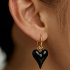 Vivid Heart Drop Earrings