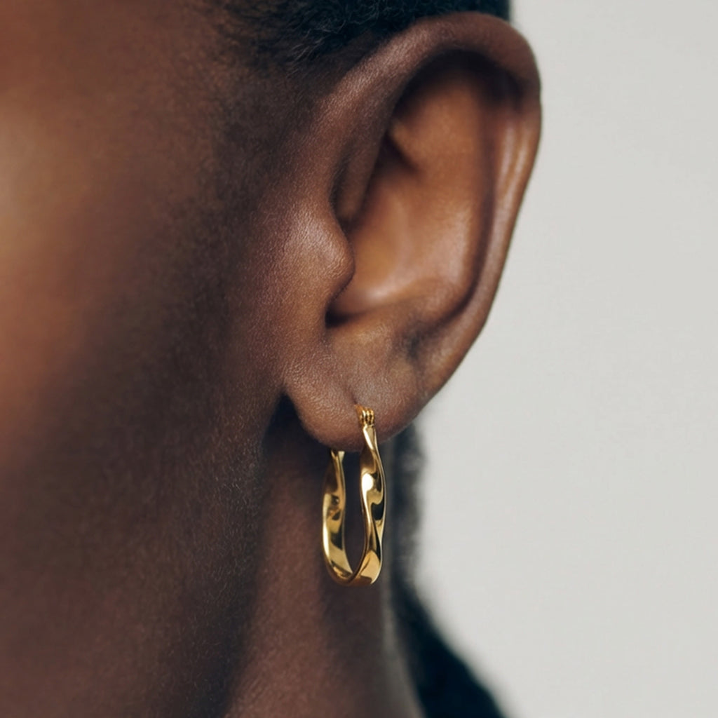 Timeless Elegance Gold Hoops