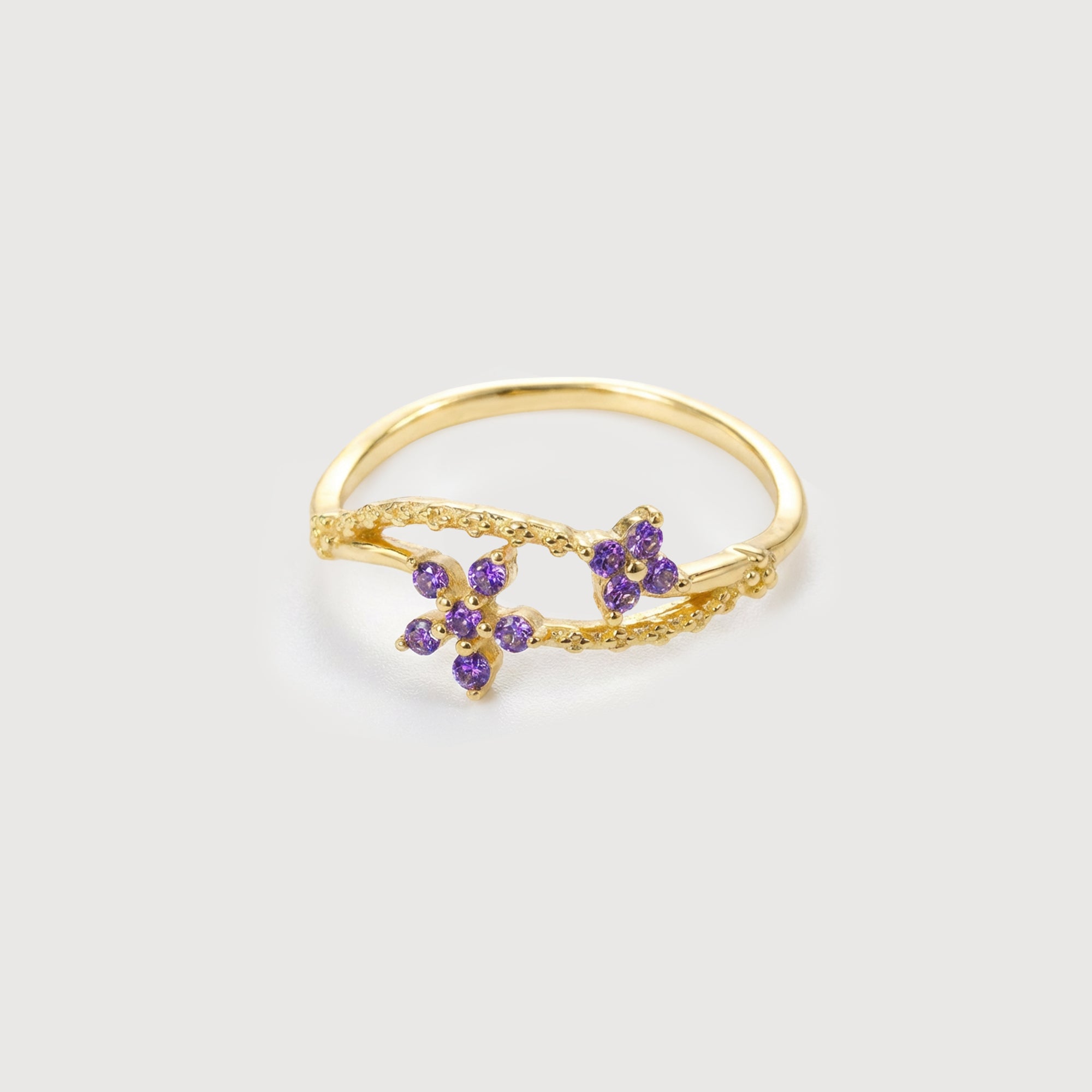 Amethyst Bloom Ring