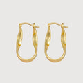 Timeless Elegance Gold Hoops