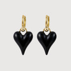 Vivid Heart Drop Earrings