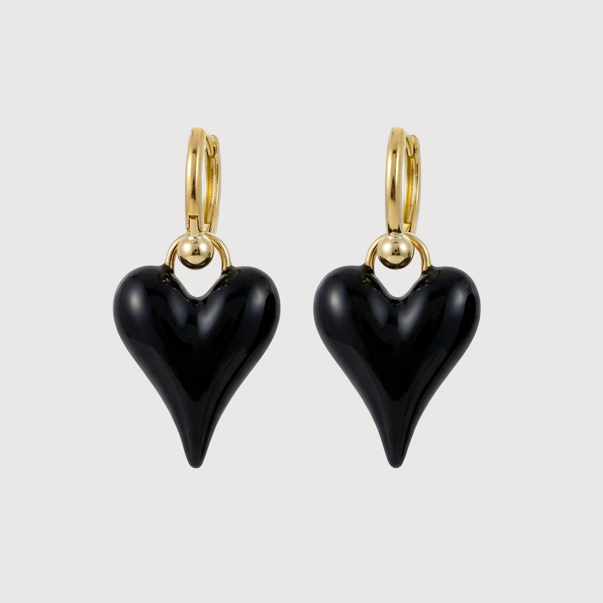 Vivid Heart Drop Earrings
