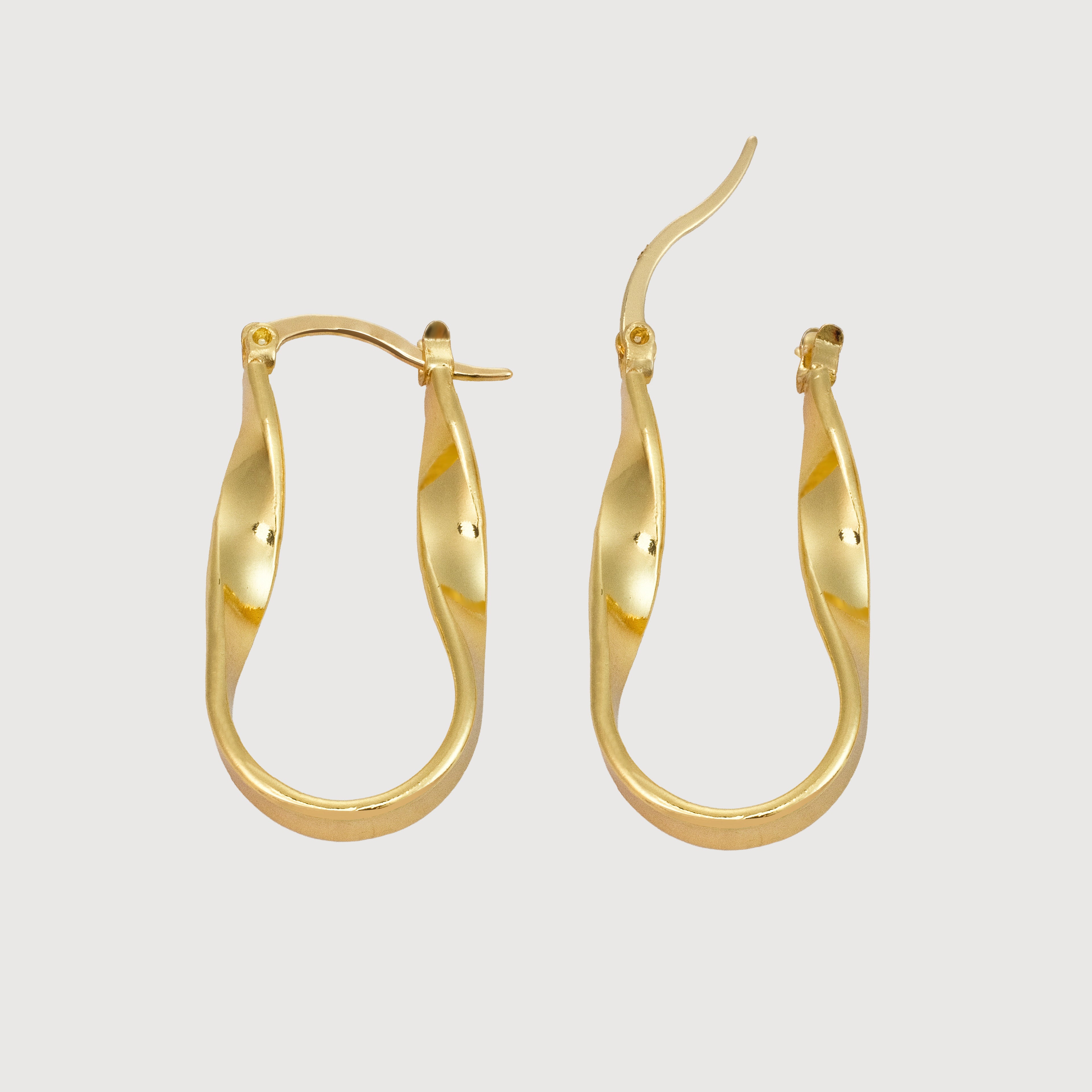 Timeless Elegance Gold Hoops