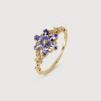 Violet Bloom Ring
