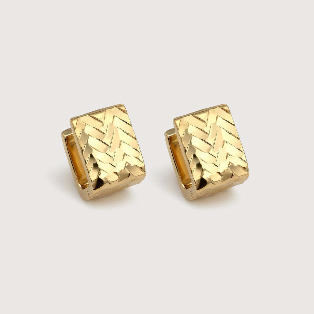 Pendientes de Aro Chevron