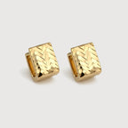 Pendientes de Aro Chevron