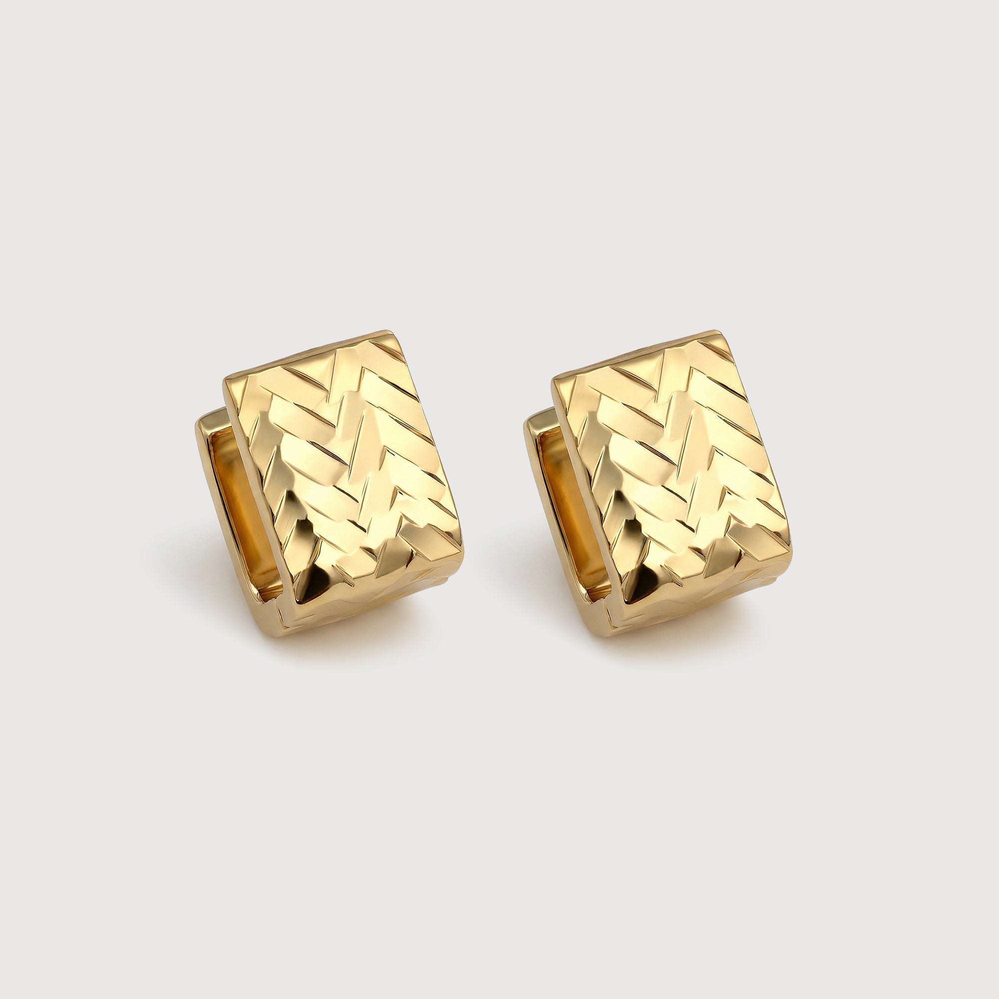 Pendientes de Aro Chevron