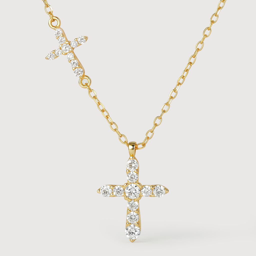 Vesper Cross Necklace