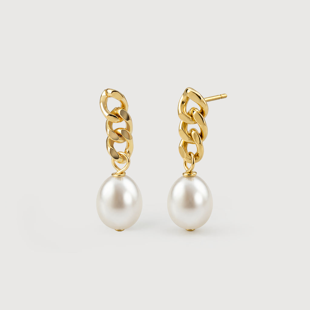 Calista Chain Pearl Drops