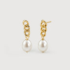 Calista Chain Pearl Drops