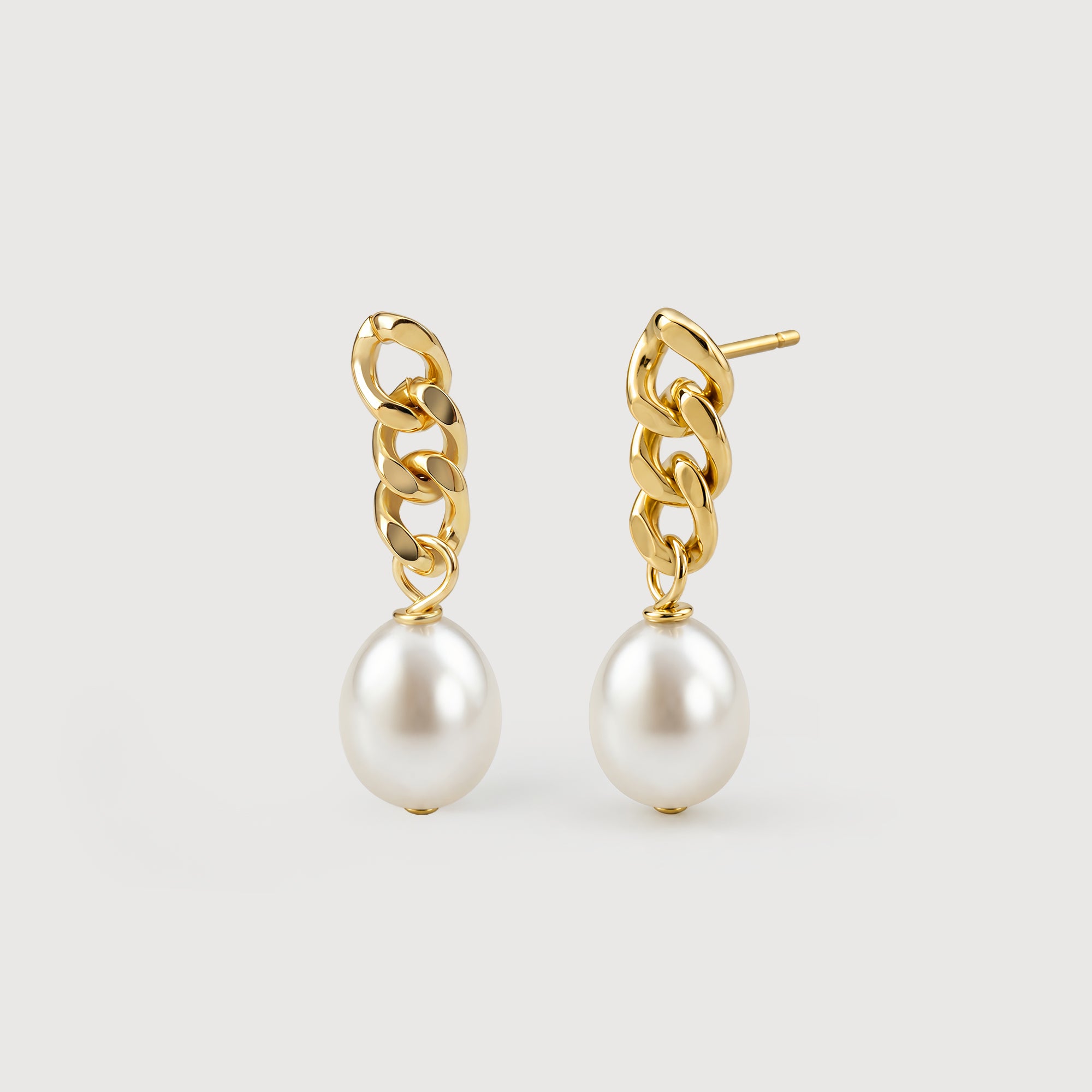 Calista Chain Pearl Drops