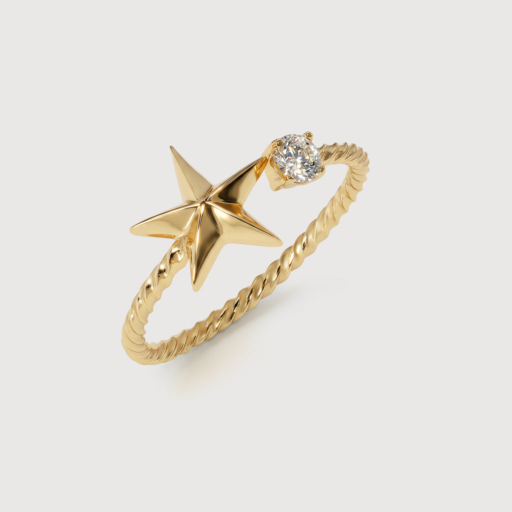 North Star Zirconia Ring