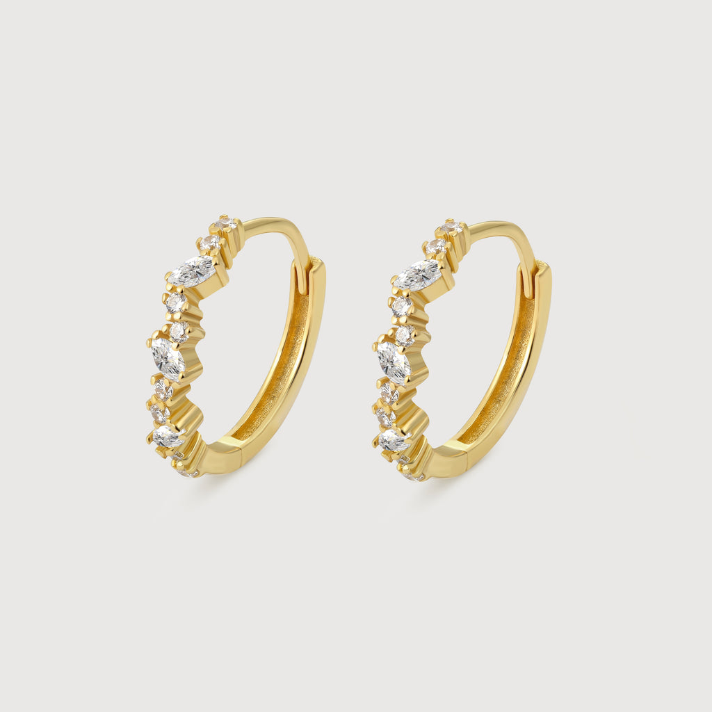 Pendientes de aro marquesa