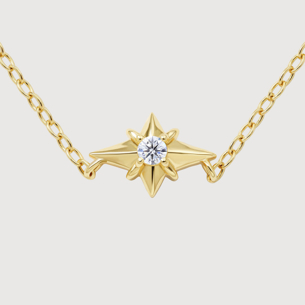 Collar de diamante Starburst
