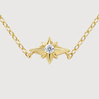 Collar de diamante Starburst