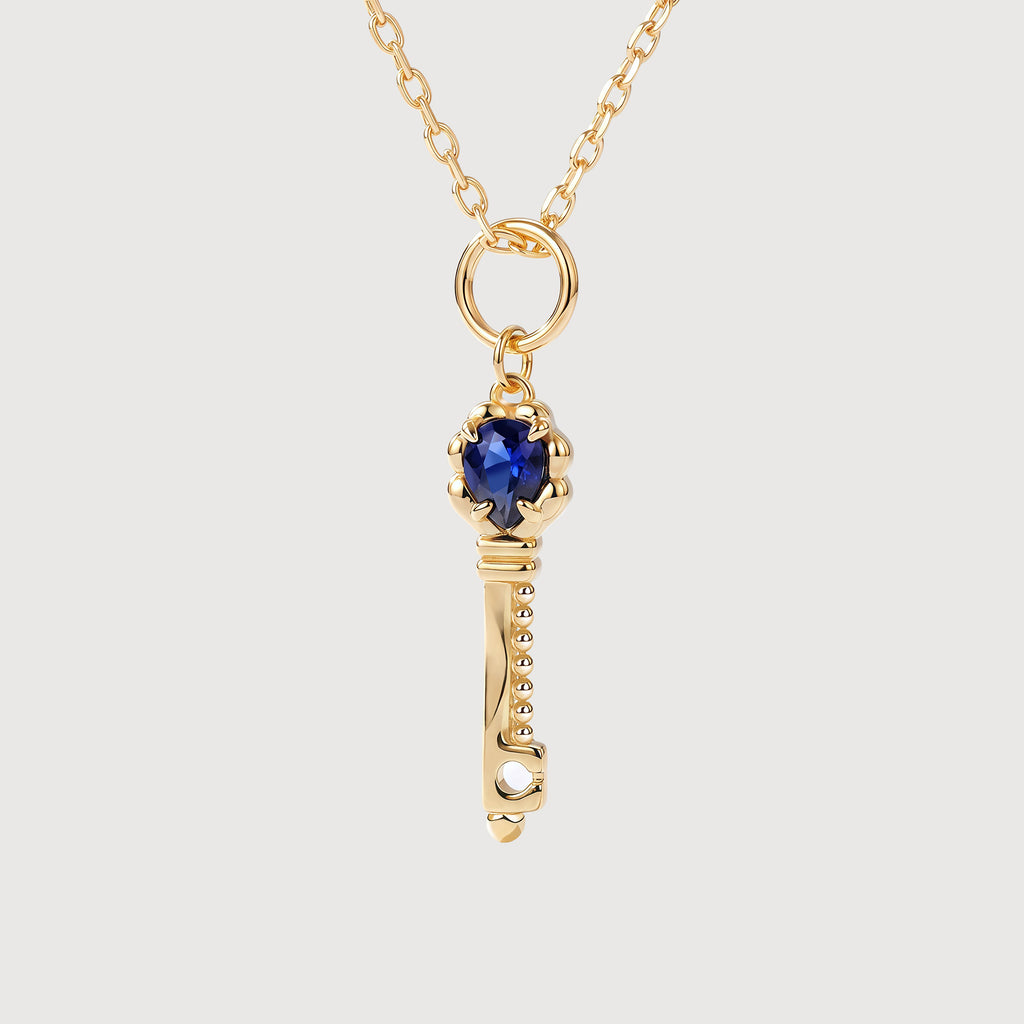 Azure Key Necklace