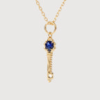 Azure Key Necklace