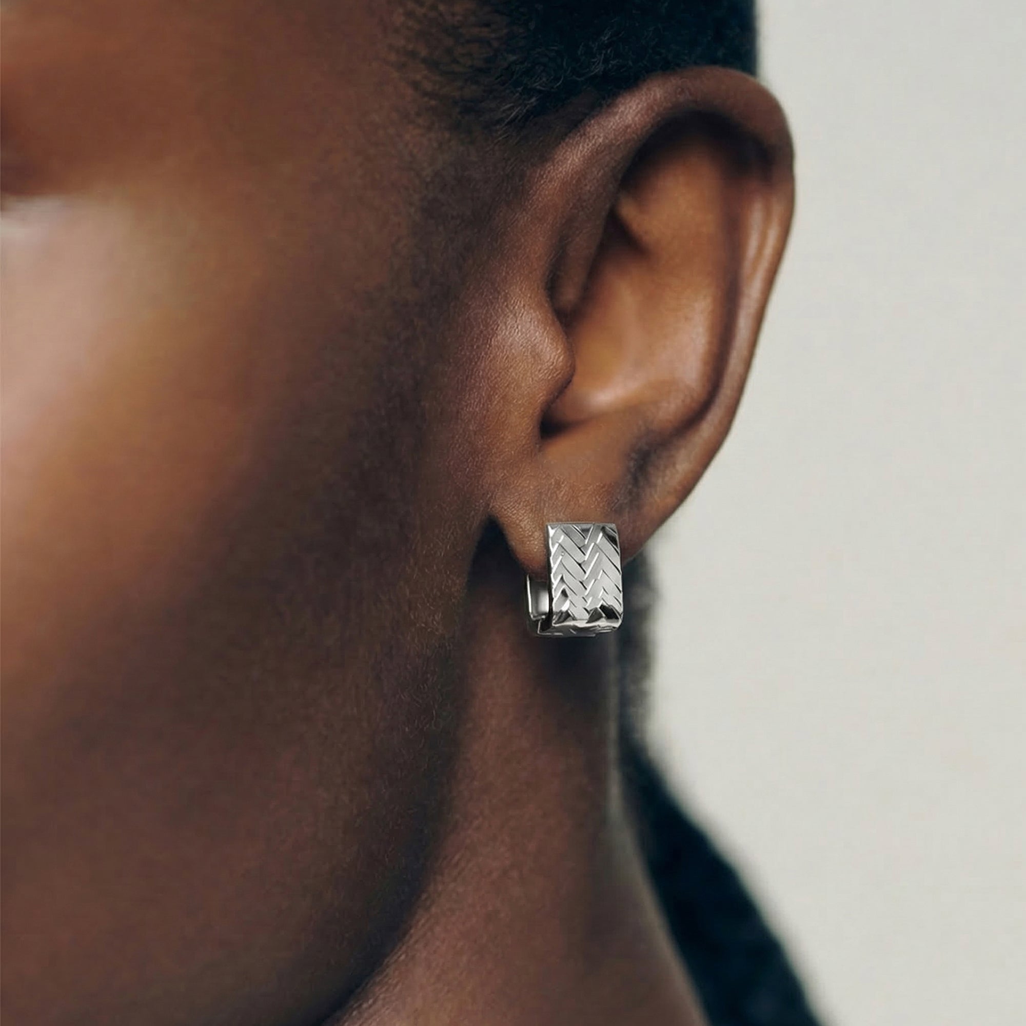 Pendientes de Aro Chevron