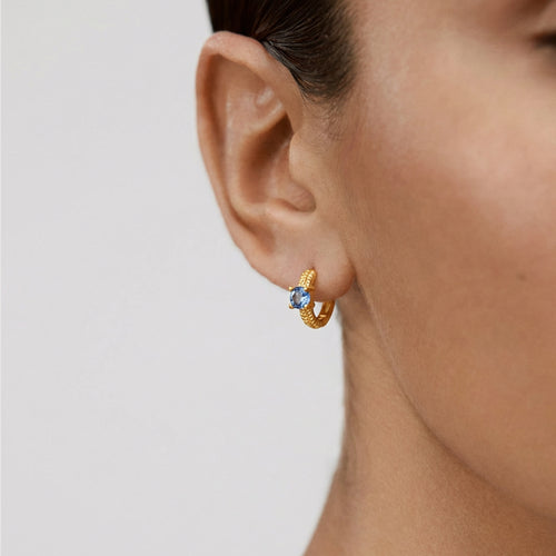 Pendientes Huggie Azure