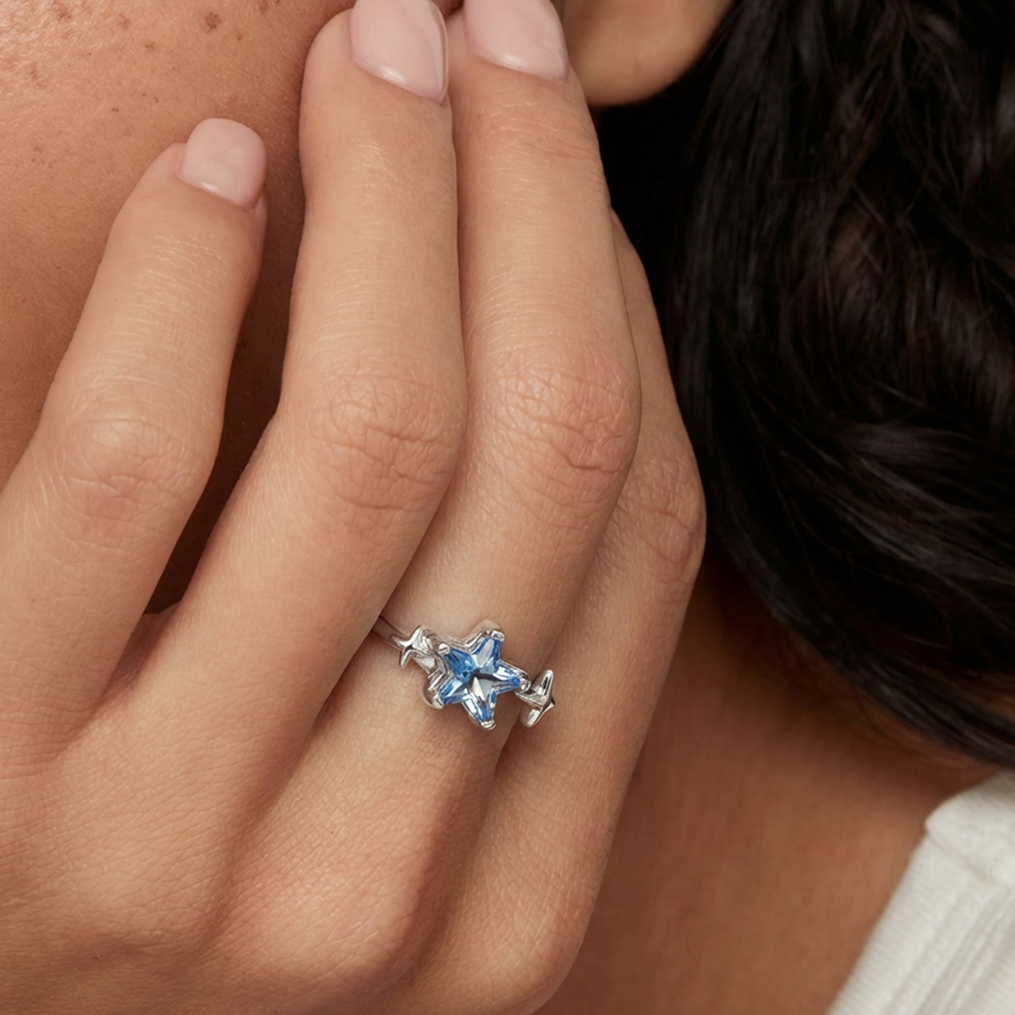 Celestial Star Zircon Ring