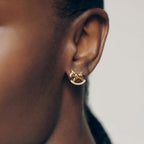 Gilded Rocking Horse Studs