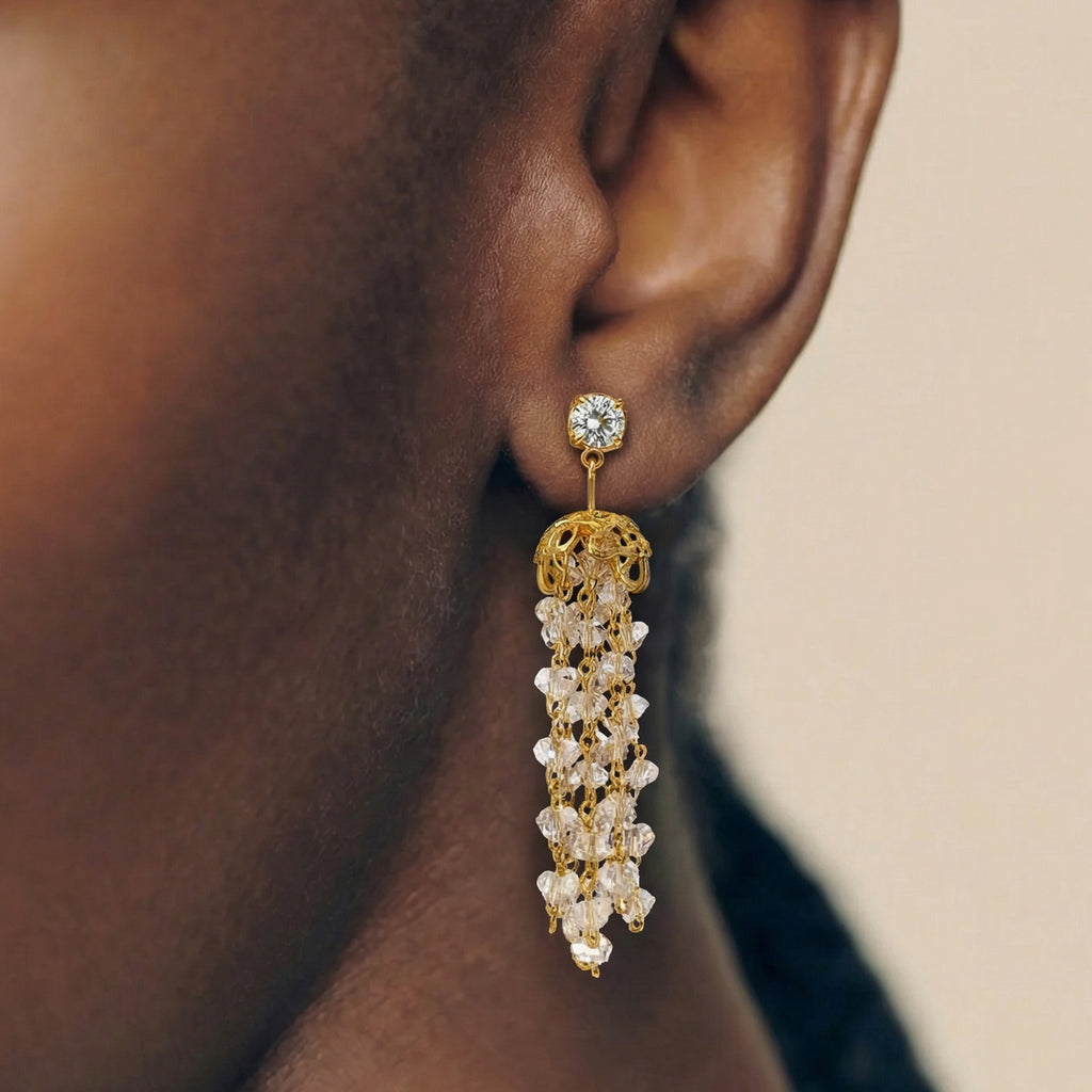Élan Crystal Drop Earrings