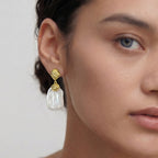 Baroque Pearl Drop Earrings